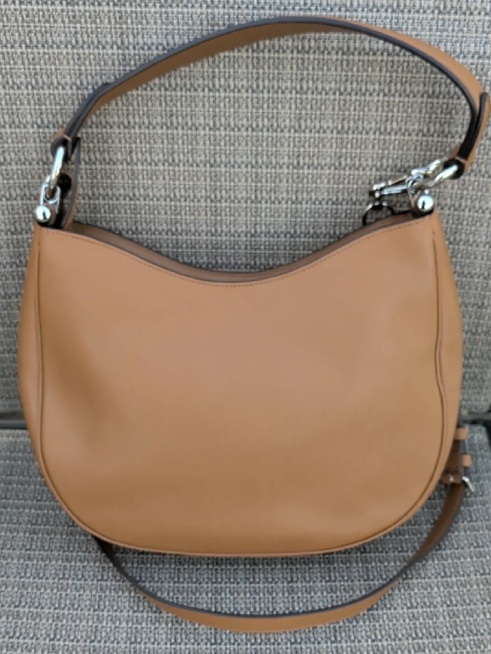 Coach Nomad Leather Convertible Shoulder Bag (F54446) Light Saddle NWOT - Picture 5 of 9